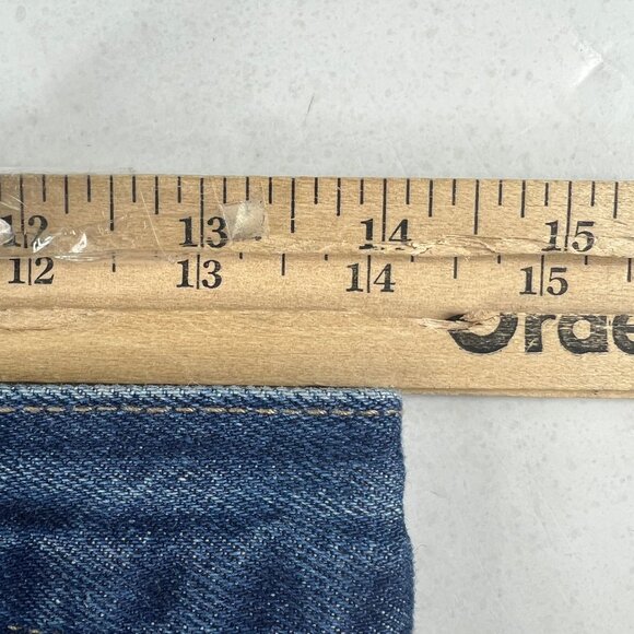 VTG 80s Calvin Klein Jeans Women's 28x29* High Rise Straight Blue Denim Tag 12 - Picture 16 of 16